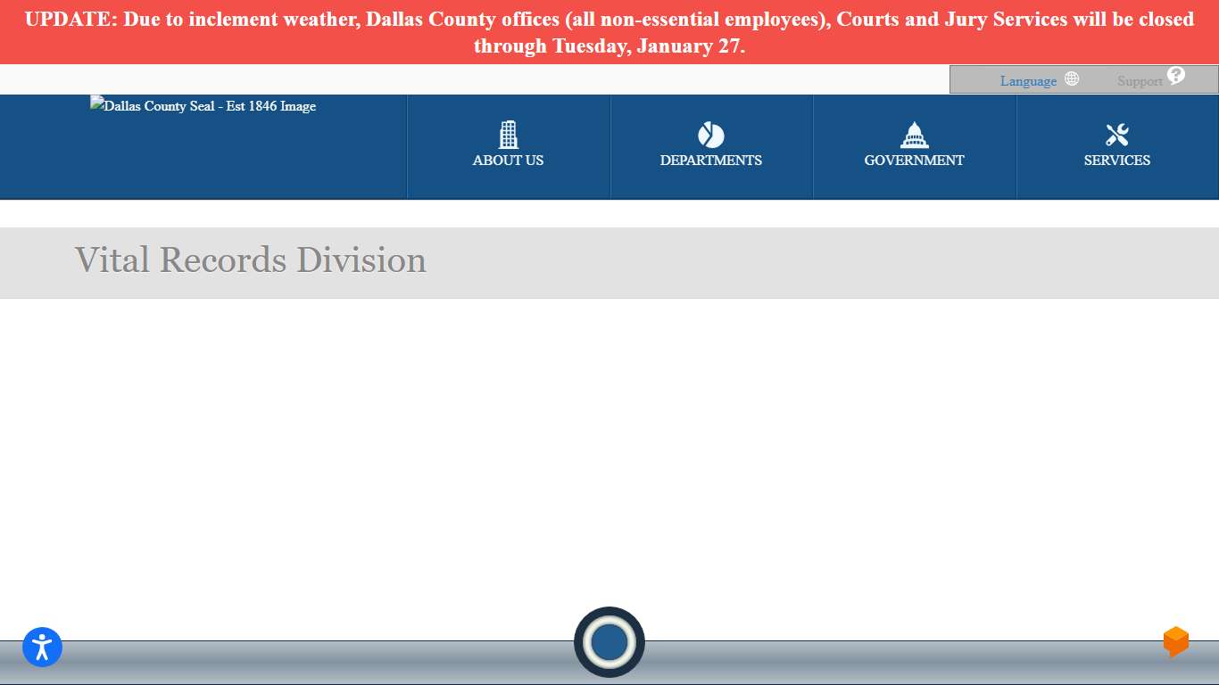 County Clerk Vital Records Division - Filing Fees & Payment Information